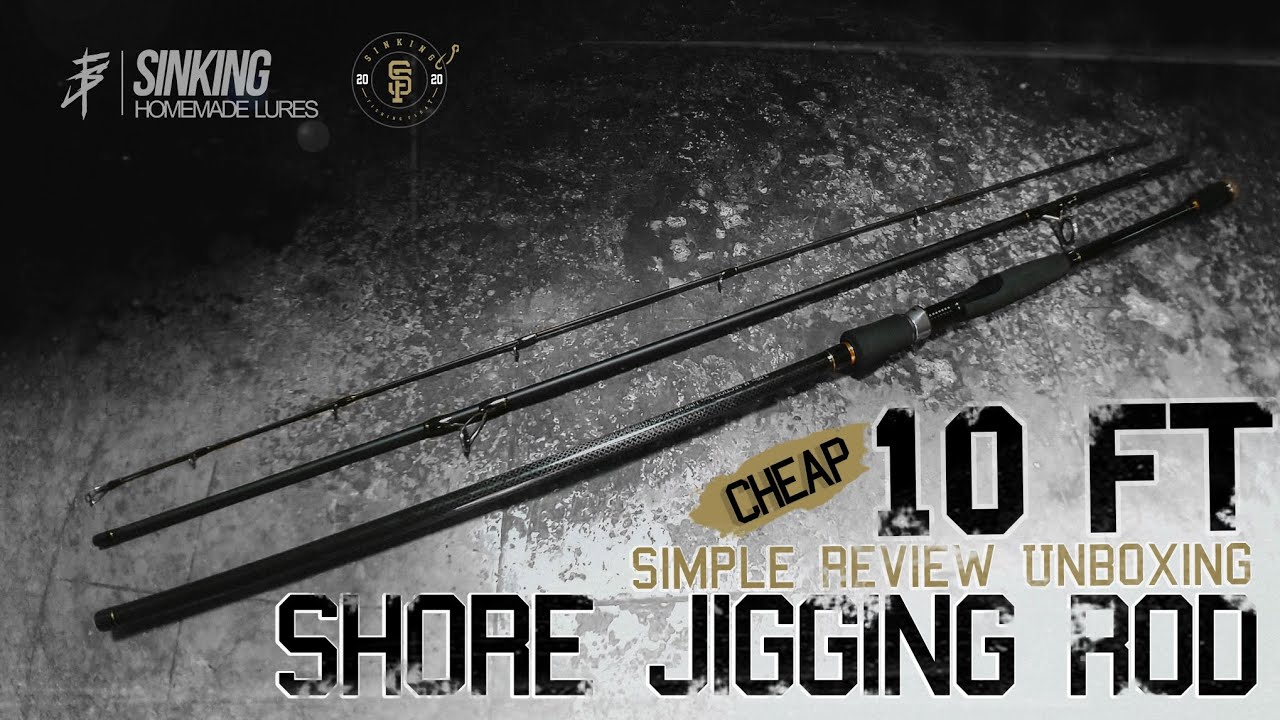 Simple Review Cheap Shore Jigging Rod Best deal or not ? YouTube