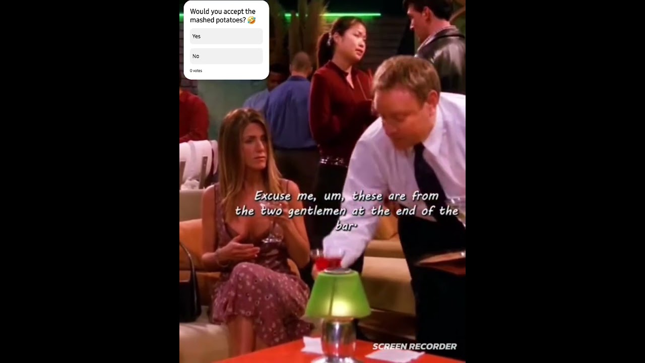 Would you accept the mashed potatoes? 