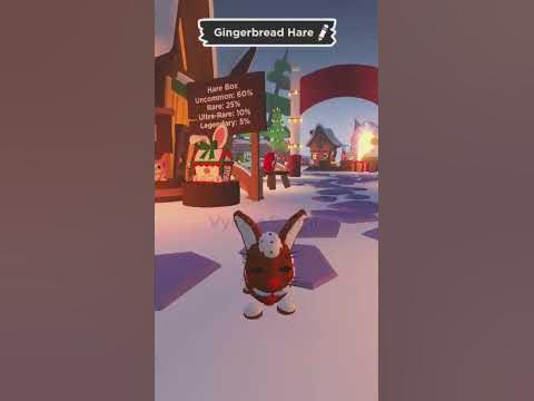 Opening a gingerbread hare | Adopt Me - YouTube
