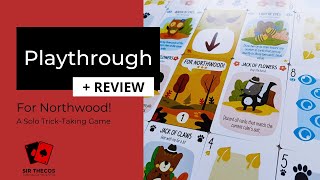 Playthrough | For Northwood! A Solo Trick-Taking Game