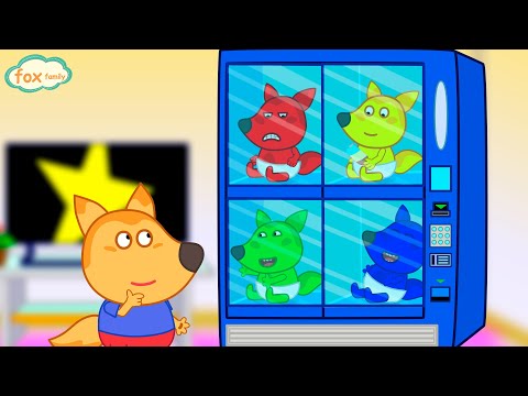 Which Colorful Baby will Chris Choose from Playing Vending Machine? Cute stories with toys for kids