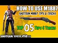 HOW TO USE M1887 - BEST TIPS AND TRICKS - #JONTYGAMING - GARENA FREEFIRE BATTLEGROUND