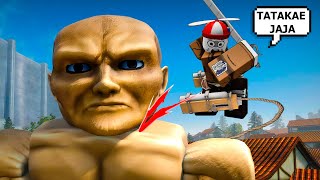 ESTE JUEGO INSPIRADO EN UN ANIME ESTA MUY LOCO / ATTACK ON TITAN REVOLUTION ROBLOX