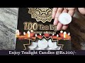 Enjoy tealight candles | Tealight candles | diwali decorations
