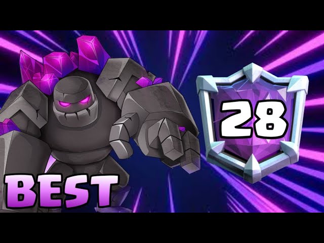 SirTagCR: UNSTOPPABLE OFFENSE! CURRENT BEST GOLEM DECK in CLASH ROYALE! -  RoyaleAPI