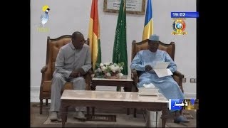 تشاد/غينيا -  زيارة عمل و صداقة للرئيس الغيني إلى العاصمة أنجمينا