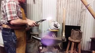 How to make a square punch
Showing in full the forging, hardening and heat treating of a square punch from high carbon steel. This is an essential function in a blacksmiths shop. Special tools are required in the smithy and many must be made on site. Enjoy! How to make a square punch