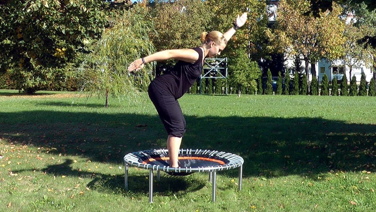 Rebounding Back exercises on the bellicon rebounder 