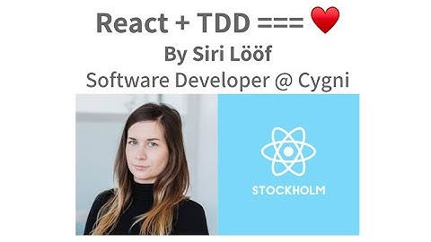 React + TDD === ♥️