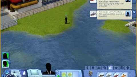 The Sims 3: How to get a robot fish in sunset vally