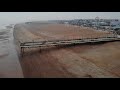 Lockdown drone footage Skegness beach November 2020