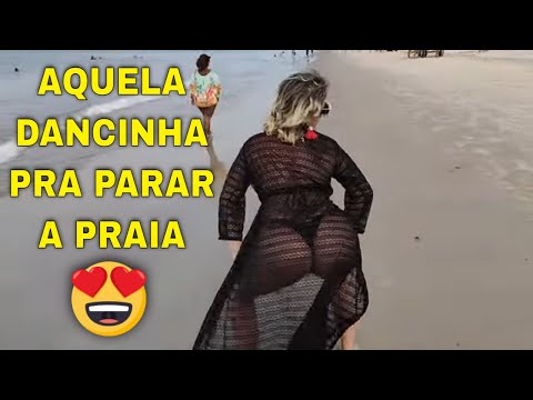 LISA E GALEGA BRUTA APRONTANDO E DANÇANDO NA PRAIA DE CANAS VIEIRAS - FLORIPA - STA. CATARINA