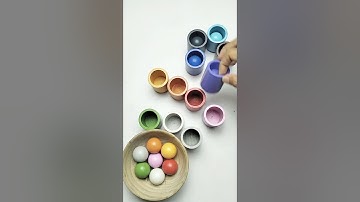 Asmr color sorting #asmr #relaxing #satisfying