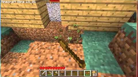 Minecraft Survival From The Beginning Series! - Minecraft Beta 1.5_01 ! - The House Build