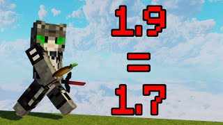 you can still blockhit in 1.9