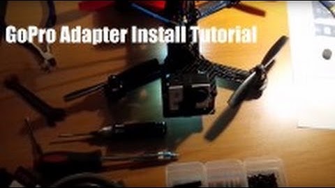 Installing the droneplastics.com GoPro Adapter on a ZMR250