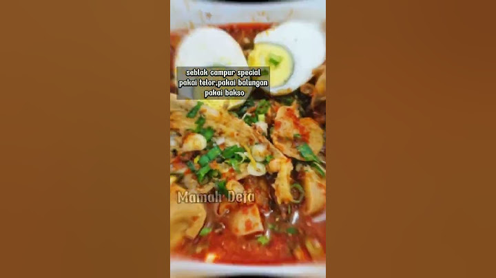 seblak sepecial dengan berbagai varian rasa pedas