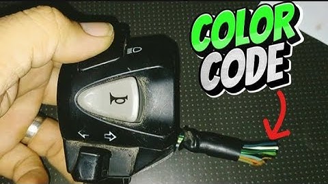 Honda click stock handle switch wiring color coding 