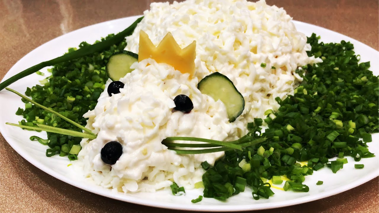 ⁣Новогодний Салат Мышка 2020, ну очень вкусный и красивый праздничный салат