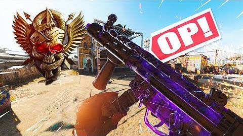 UNSTOPPABLE MP5 SETUP... DOUBLE NUKE! (BEST MP5 CLASS SETUP) - COLD WAR