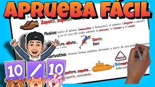 📚 MORFOLOGÍA: LEXEMAS Y MORFEMAS flexivos y derivativos y TIPOS de FORMACIÓN de PALABRAS