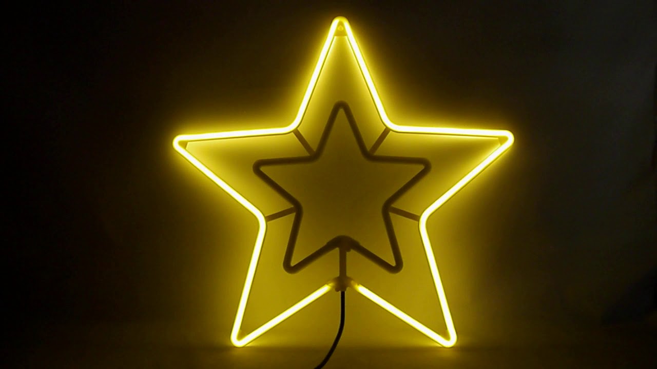 Palito Decorativo Estrelas Neon
