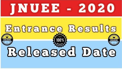 JNUee Entrance exam Result 2020💥jnu Result update