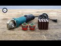 Cord to cordless 18v brushless angle grinder conversion