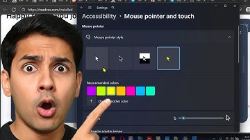 How to Change Mouse Pointer Color in Windows 11