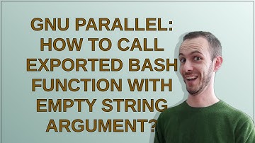 Unix: GNU parallel: how to call exported bash function with empty string argument?