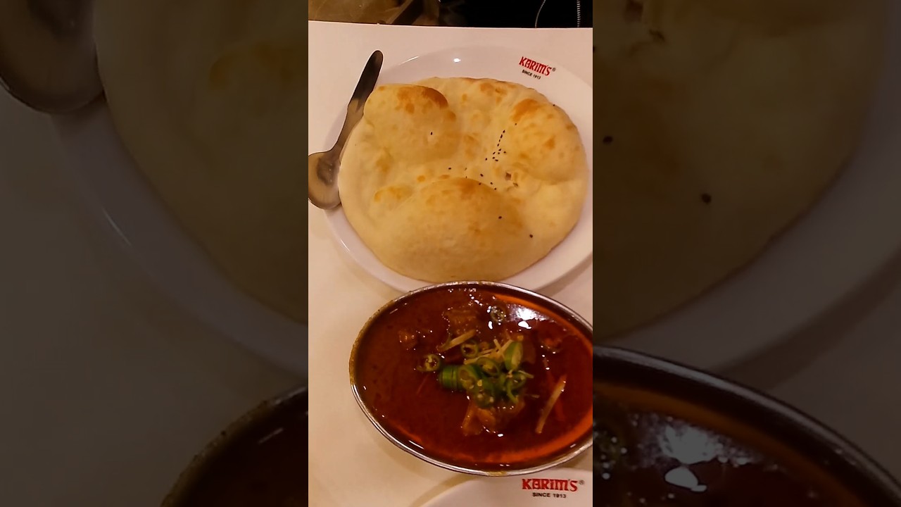 Mutton Nehari from Karim's, morning delight at old Delhi Jama Masjid 
