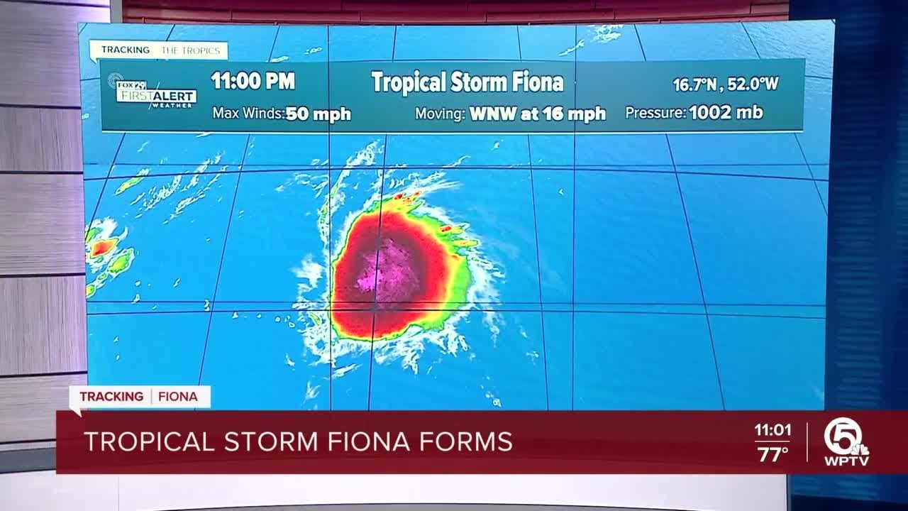 Tropical Storm Fiona's winds, rain approaching Caribbean islands ...