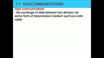 Overview of Data Communications