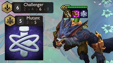 VOIDBORNE Mutant Warwick clear the Enermies | 5 Mutants | TFT Set 6