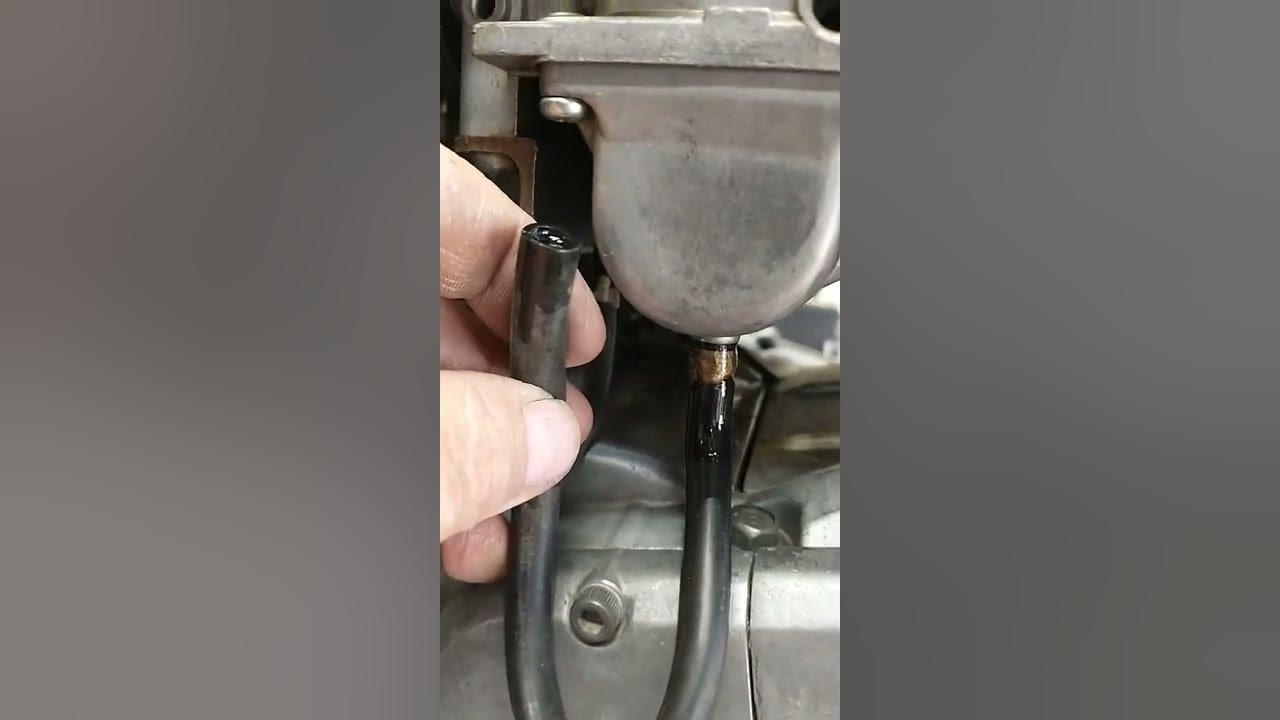 checking float level motorcycle YouTube