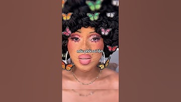 Không thể tin được cô gái này đã dùng len để trang điểm lên mặt 🤯🤯😱 #shortsvideo