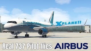 Real 737 Pilot flying the ToLiss Airbus A319 in X-Plane 11 | Frankfurt - Stockholm