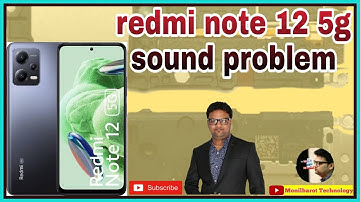 redmi note 12 5g sound problem l redmi note 12 5g speaker problem
