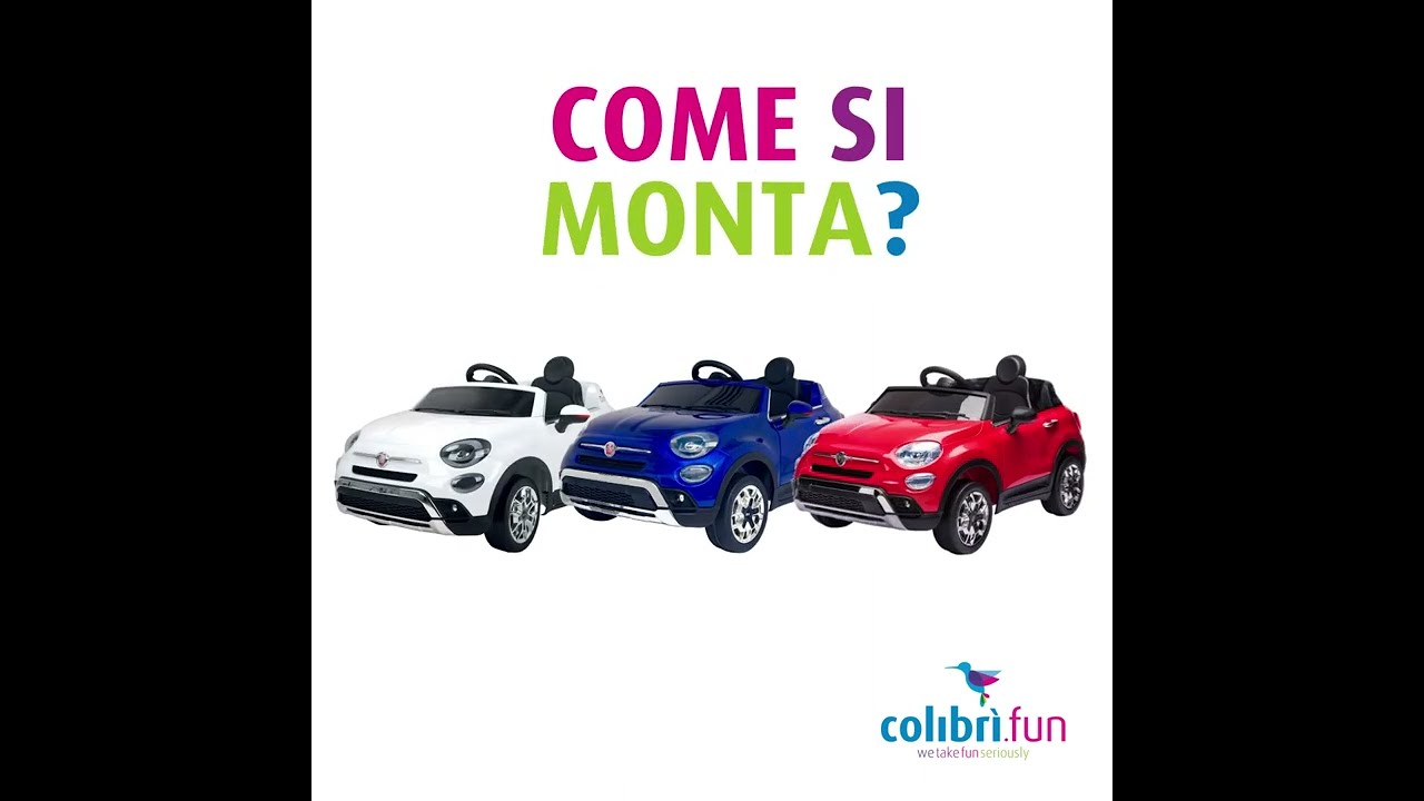 Macchina Elettrica per Bambini 12V con Licenza Fiat 500X Blu – acquista su  Giordano Shop