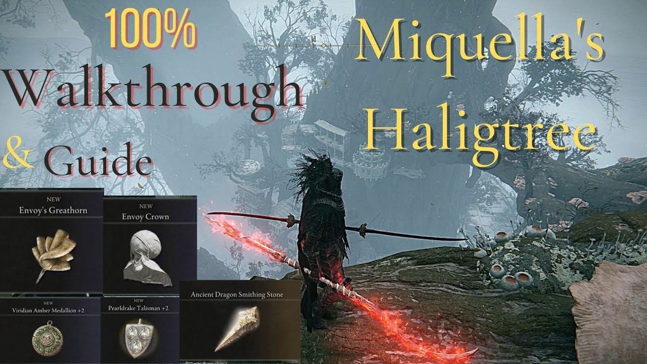 MIQUELLA'S HALIGTREE Guide & 100 Walkthrough (all items ) Elden Ring (ps5)