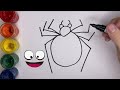 How to draw slipper for kids | Bolalar uchun òrgimchak rasm chizish | Рисование Паук для детей