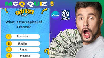 Create 100  Viral MCQ Quiz Videos in 10 Mins Using Canva & Chat GPT  #bulkcreate