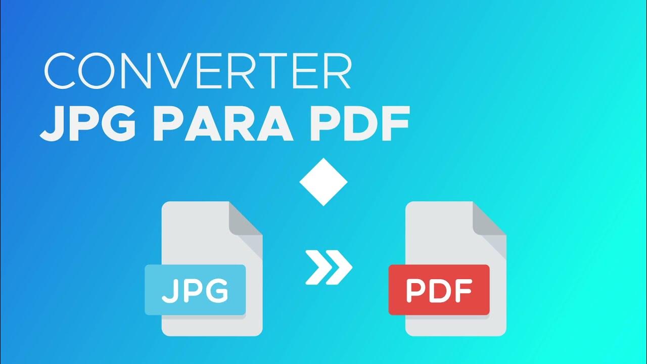Tutorial para converter arquivos jpg em pdf youtube