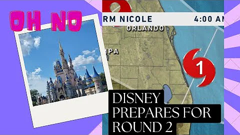 Disney Prepares For Hurricane Nichole. Second hurr...