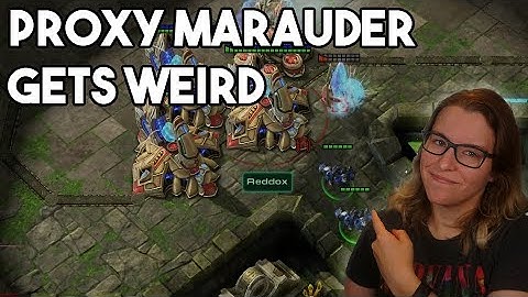 Proxy Marauder Versus 4 Gate Protoss