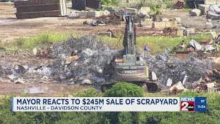 Mayor O'Connell reacts to sale of scrapyard