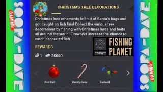 Fishing Planet Christmas Tree Decorations Mission screenshot 4