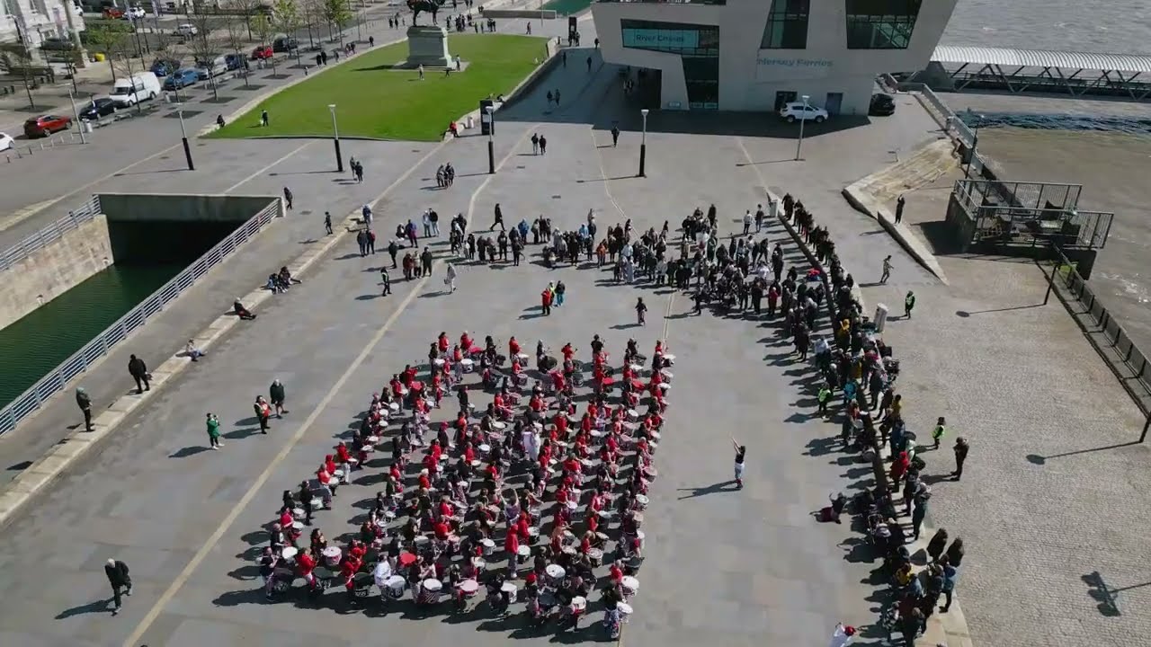Batala Anglophone 2024, Liverpool - Drone Footage