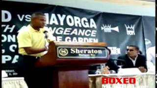 Desde el Archivo de BoxeoMundial..Felix Tito Trinidad vs Ricardo Mayorga, Conferencia de Prensa