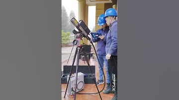 China made a tree cutting machine with laser rays.